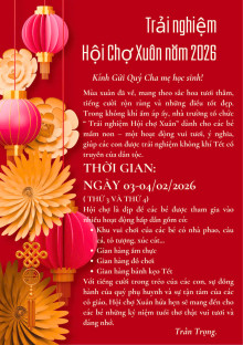 🌼TẾT ĐÃ VỀ – XUÂN GÕ CỬA YÊU THƯƠNG!