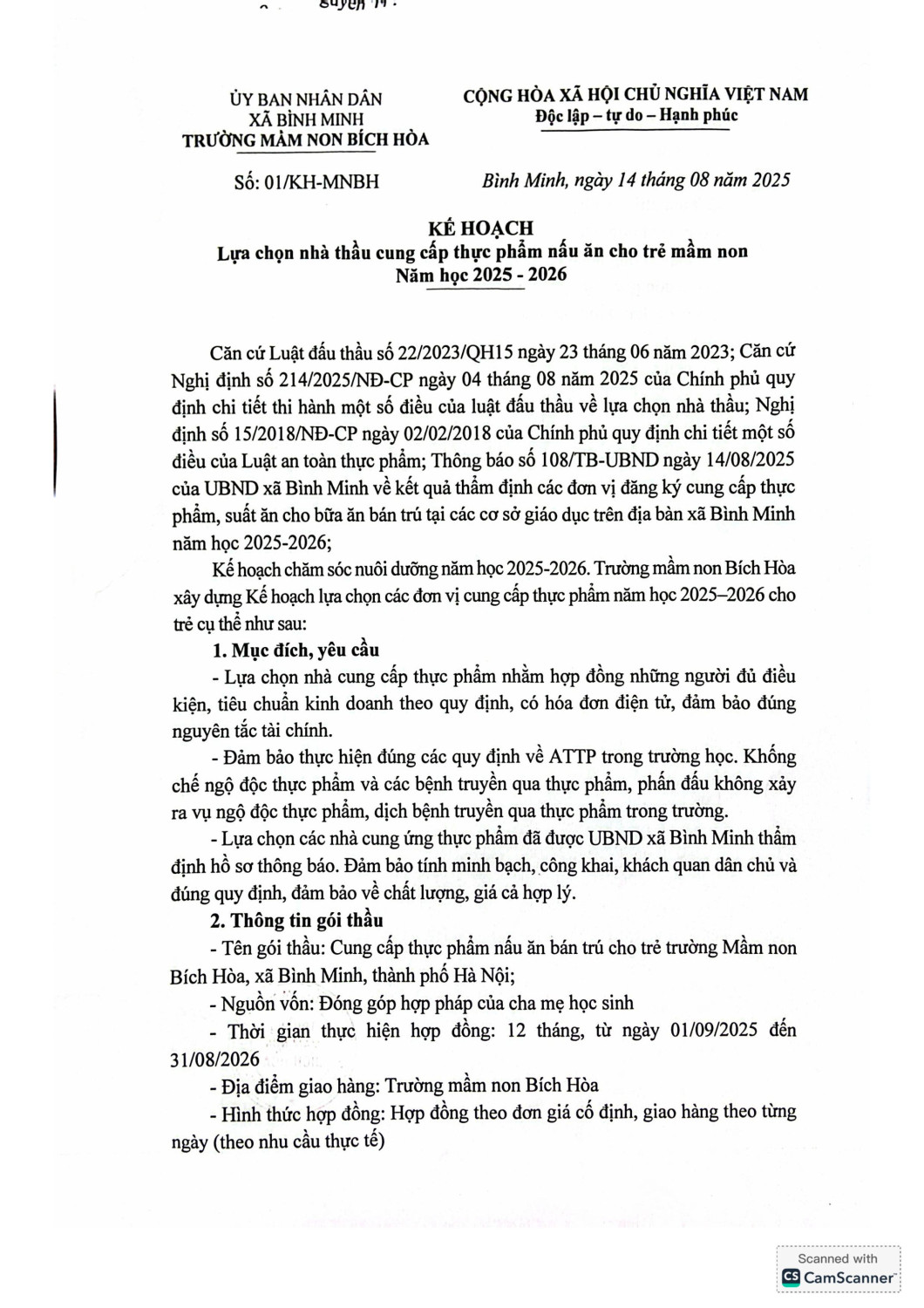 kh lua chon nha thau thuc pham nam hoc 2 hinh anh 0