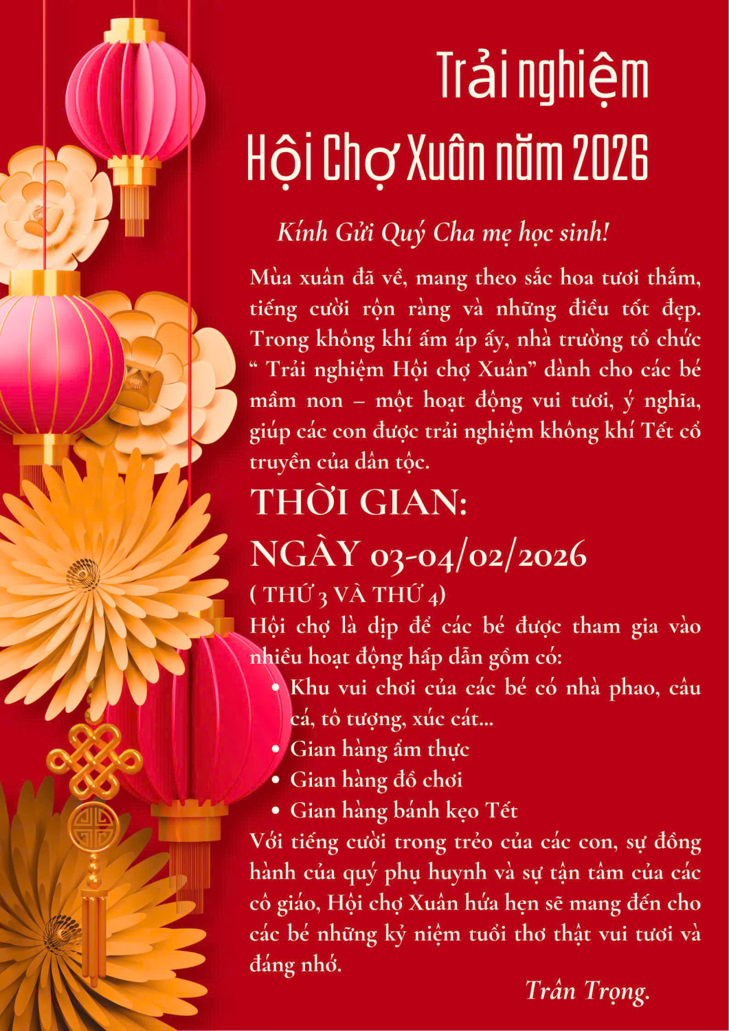 🌼TẾT ĐÃ VỀ – XUÂN GÕ CỬA YÊU THƯƠNG!